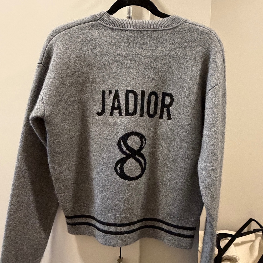 Dior J’ADIOR Knit Sweater – Grey